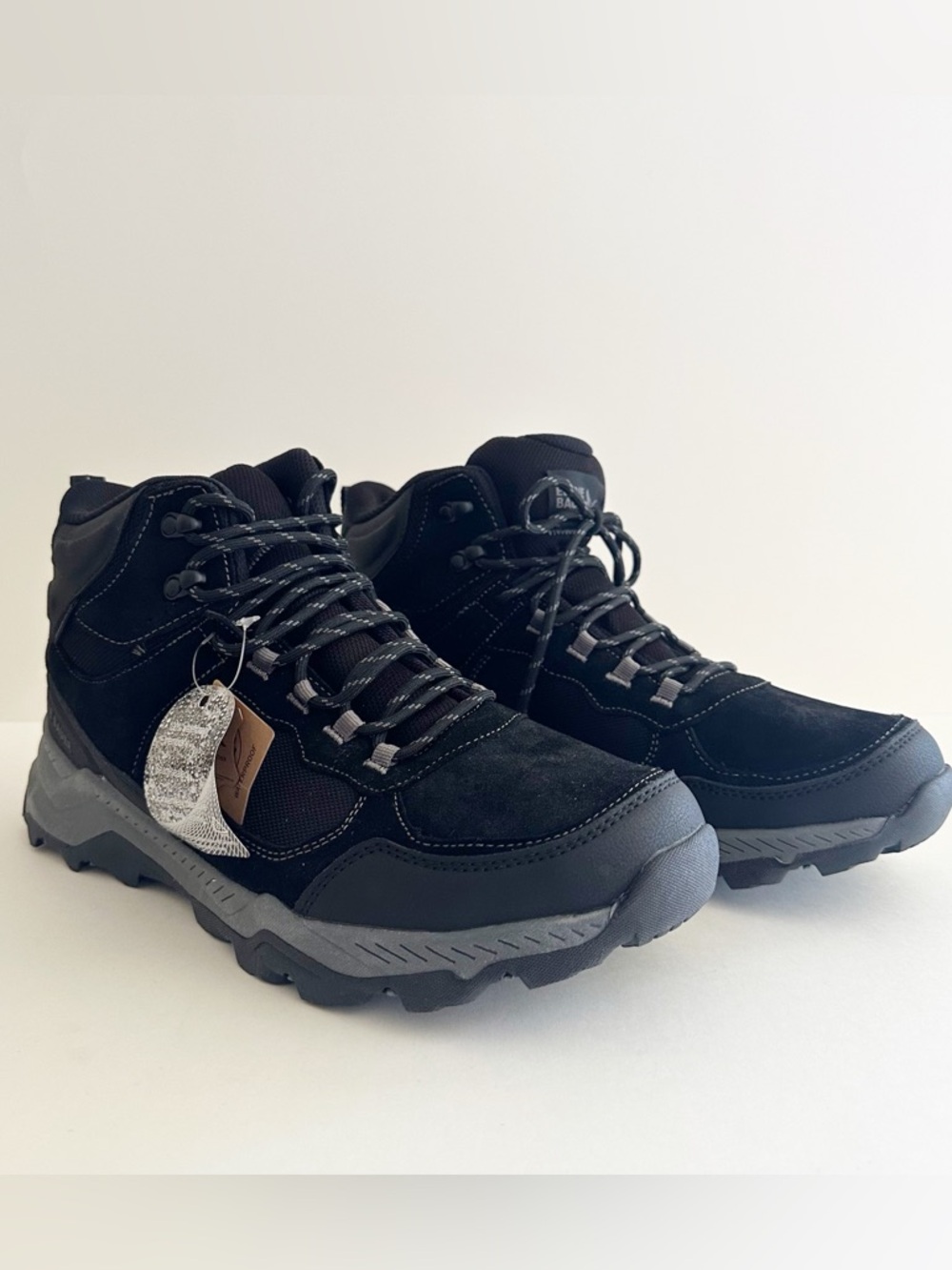Eddie Bauer NWT Black Bonham Waterproof Hiking Boot